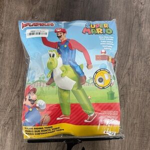 Super Mario Inflatable Costume for adults (Yoshi and Mario)